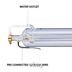 OMTech 80W EFR CO2 Laser Tube 1250mm for 50W CO2 Laser Engraver Cutting Machine