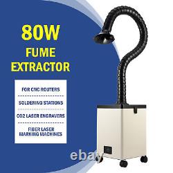 OMTech 80W Fume Extractor 3 Filter Air Purifier for Laser Engraver CNC Machine