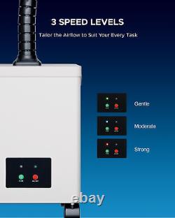OMTech 80W Pure Air Fume Extractor 3 Filter Smoke Purifier for Laser Engraver