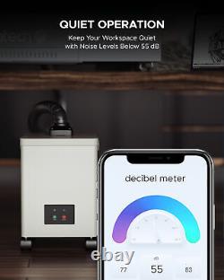 OMTech 80W Pure Air Fume Extractor 3 Filter Smoke Purifier for Laser Engraver