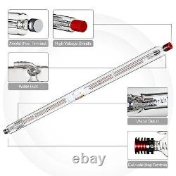 OMTech 80W YL H2 CO2 Laser Tube (Peak 100W) for CO2 Laser Engraver Cutter
