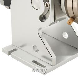 OMTech 80mm Rotary Attachment for Laser Marking Machines 80deg 360 Rotary Axis