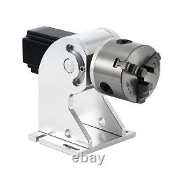 OMTech 80mm Rotary Axis 360 Rotary Attachment for Fiber Laser Engraving Machine