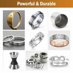 OMTech 80mm Rotary Axis for Ring Metal Jewelry for Fiber Laser Marker Engraver