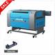Omtech 90w 20x28 Co2 Laser Engraver With 4 Wheel Rotary Axis Autofocus Used