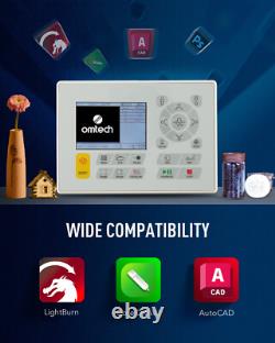 OMTech 90W 80W 28x20 Cutting Engraving Marking Machine CO2 Laser Engraver Cutter