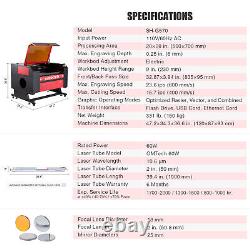 OMTech AF2028-60 60W CO2 Laser Engraver Cutter Cutting Engraving Machine