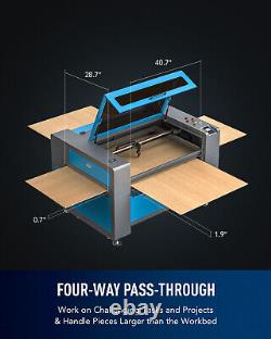 OMTech AF2435-80 80W CO2 Laser Engraver Cutter Engraving Cutting Marking Machine