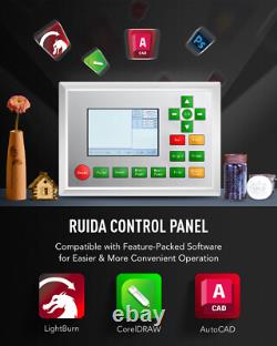 OMTech Autofocus 130W 35x50in CO2 Laser Engraver Cutter With Premium Accessories