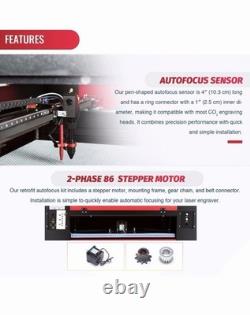 OMTech Autofocus Sensor Kit with Z Motor for 50W 60W 80W 100W CO2 Laser Engraver