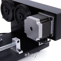 OMTech CO2 Laser Rotary Axis Engraver attachment for Chinese laser engravers