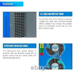 OMTech CW-5200 Industrial Water Chiller for 60-150W CO2 Laser Engraver Cutter