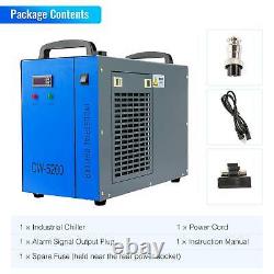 OMTech CW-5200 Industrial Water Chiller for 60-150W CO2 Laser Engraver Cutter