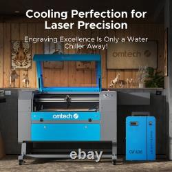 OMTech CW-5200 Industrial Water Chiller for CO2 Laser Engraver Cutter Marker 6L