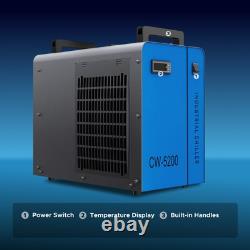 OMTech CW-5200 Industrial Water Chiller for CO2 Laser Engraver Cutter Marker 6L