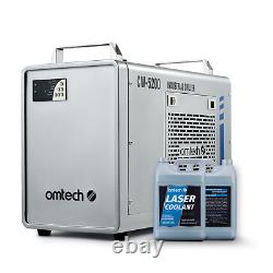 OMTech CW-5200 Water Chiller for CO2 Laser Engraver Cutter 2 Pack Laser Coolant