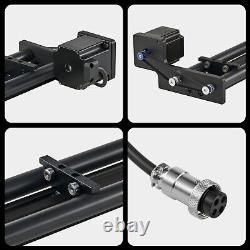 OMTech Cylindrical Rotary Axis Roller for CO2 Laser Engraver Cutter w 3 Clamps