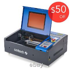 OMTech DF0812-40BGE 40W K40 CO2 Laser Engraver Marker 8x12 with Red Dot Pointer