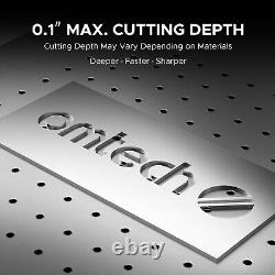 OMTech Fiber Laser Engraver 30W MOPA Laser Metal Marking Etching Cutting Machine