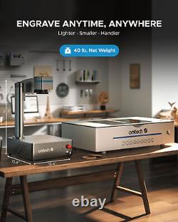 OMTech Fiber Laser Engraver 60W MOPA Metal Color Marking Etching Cutting Machine