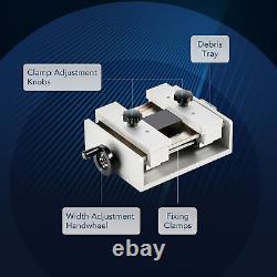 OMTech Fiber Laser Metal Vise with Dust Tray for Fiber Laser Marker Engraver