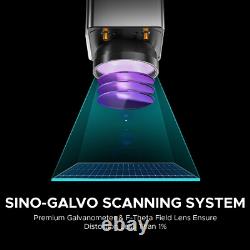 OMTech Galvo 30W Integrated Fiber Metal Laser Engraving Machine 5.9x5.9