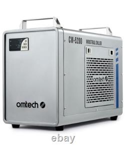 OMTech Industrial Water Chiller CW-5200 for 50-150W CO2 Laser Engraver Cutter