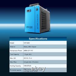 OMTech Industrial Water Chiller for CO2 Laser Engraver Cutter Marker 5200