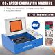 Omtech K40 Co2 Laser Engraver 8x12 Bed 40w Laser Tube Lcd Panel Rotary Axis Comp