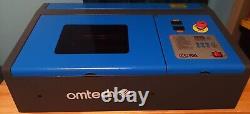 OMTech K40 Cohesion3D + Air + Red Dot + Camera 8x12 40W CO2 Laser Engraver