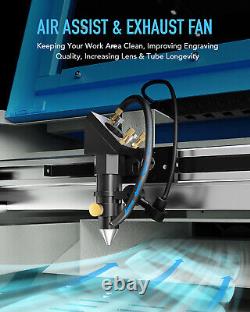 OMTech K40 Pro 8x12 Bed Desktop CO2 Laser Engraver 40W Laser Engraving Machine