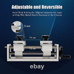 OMTech Laser Engraver Metal Vise Sheet Holder for Fiber Laser Marking Machine