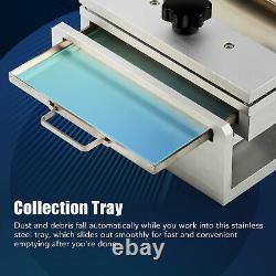 OMTech Laser Engraving Vise w Dust Tray for Fiber Laser Cutter Marker Engraver