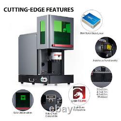 OMTech Laser Marking Machine 30W MAX Fiber Laser Etcher 2.8x2.8 4.3x4.3 6.9x6.9