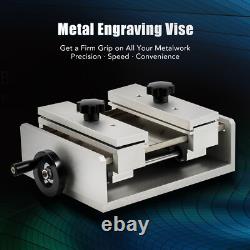 OMTech Laser Vise Sheet Metal Card Clamp for Fiber Laser Engraver Cutter Marker