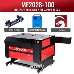 OMTech MF2028-100 20x28 100W CO2 Laser Cutter Engraver with Basic Accessories C