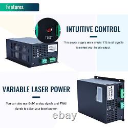 OMTech MYJG-60W 60W CO2 Laser Power Supply for 50W 60W Laser Tube Engraver