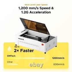 OMTech Polar 2 70W 28x14.2 CO2 Laser Engraving Machine with 16MP Camera