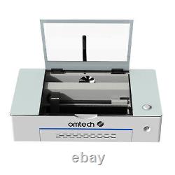 OMTech Polar 50W Desktop 12? ×20? CO2 Laser Engraver Cutting Machine with Rotary