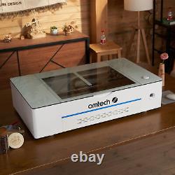 OMTech Polar 50W Desktop CO2 Laser Engraver Cutter Machine with Rotary Axis