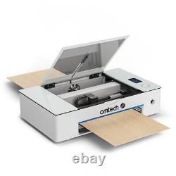 OMTech Polar 55W Desktop Laser Engraver 12x20in Workbed Autofocus 2 Rotary Axes