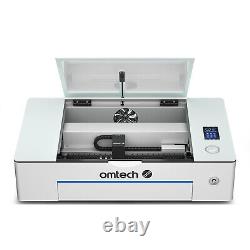 OMTech Polar 55W Desktop Laser Marker 12x20 Laser Engraver with 2 Rotary Axes