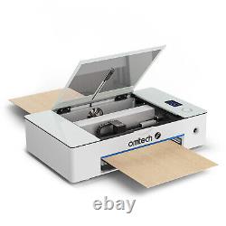 OMTech Polar 55W Desktop Laser Marker 12x20 Laser Engraver with 2 Rotary Axes