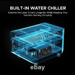 OMTech Pro 100W 2440 CO2 Laser Engraver Cutting Machine Built-in Water Chiller