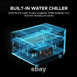 OMTech Pro 100W 24x40 CO2 Laser Cutter Engraver High Speed 1000 Water Chiller