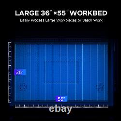 OMTech Pro 130W 34x55 CO2 Laser Cutting Machine with CW5200 Water Chiller