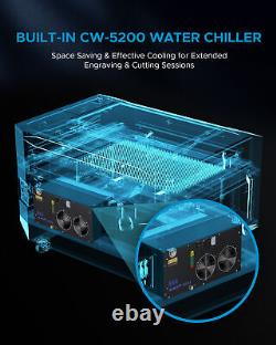 OMTech Pro 150W 34x55 CO2 Laser Cutting Engraving Machine with Water Chiller