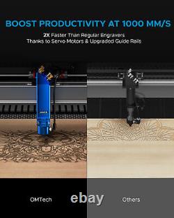 OMTech Pro 3655 150W CO2Laser Engraver Cutting Machine 36x55 Workbed