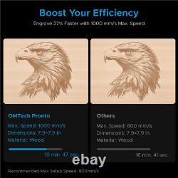 OMTech Pronto 35 100W 20x28 CO2 Laser Engraver Cutter with 5202 Water Chiller