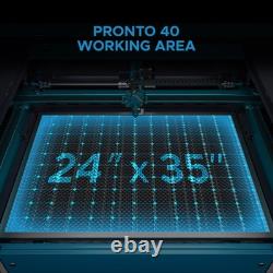 OMTech Pronto 40 90W 24x 35 CO2 Laser Engraver and Cutter with Autofocus